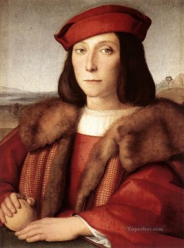 Raphael Painting - Young Man with an Apple Renaissance master Raphael